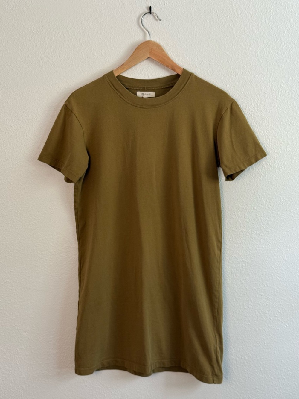 Madewell Olive Green T-shirt dress